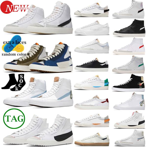 

blazers mid 77 vintage athletic shoes designer men women blazer jumbo low pine green catechu indigo outdoor black white indigo make it count