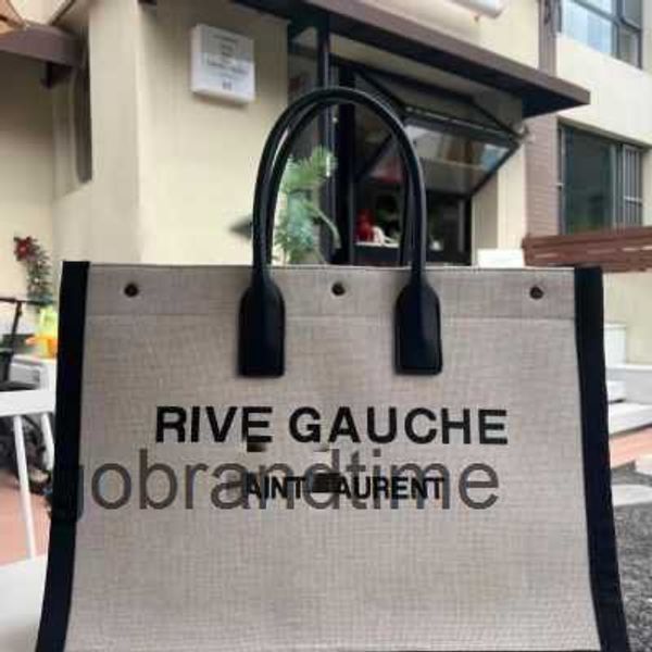 

lady bag women designer yslsbags classic travel shopping canvas dirt gauche cowhide 47.35 tote capacity abrasion and resistant rive 2a6x