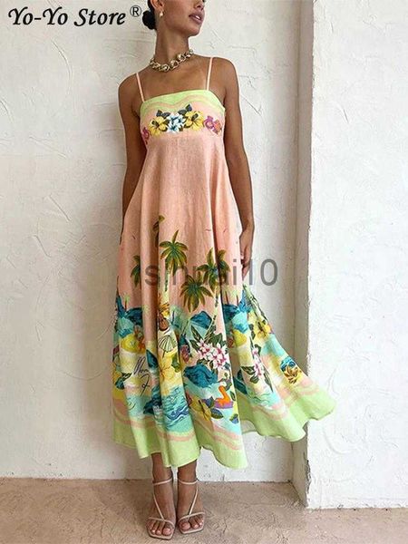 

casual dresses floral print a lline dress women sleeveless tube high waist elegant dresses 2023 summer fashion prairie chic vestidos j230705, Black;gray