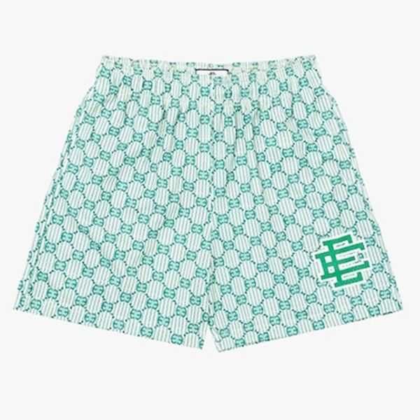 

mesh shorts designer eric emanuel gym weight menshort ee sand drifting beach polarmens summer football pocket fashion for girls quick drying, White;black