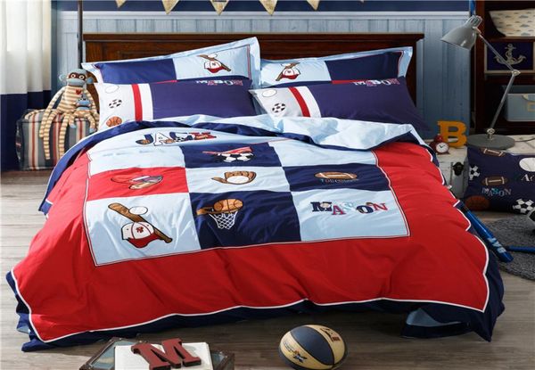 

2017 autumn pure cotton children embroidered four pieces of cotton cartoon students bedding6654332