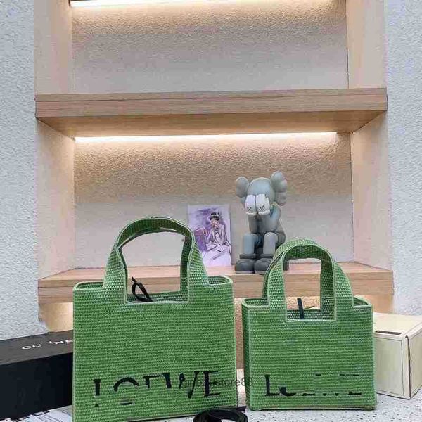 

shopping bags woven summer embroidery designer spain capacity loewsbag label lady girl large bag beach totes vacation portable 9nda