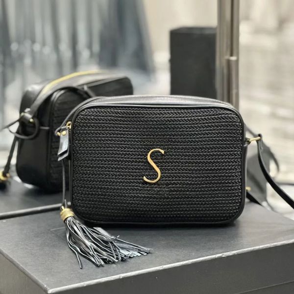 

straw lou raffias camera envelope clutch totes bags luxurys designer weave summer handbag cross body shoulder bag women mens fashion mini po
