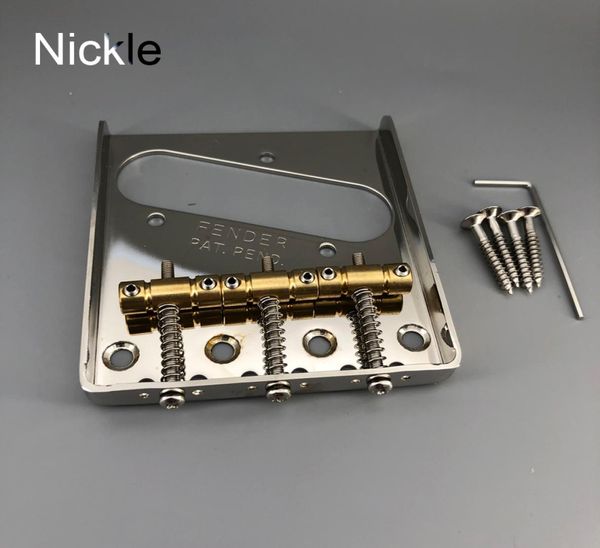 

telecaster guitar vintage bridge nickel for fender guitar well brass saddles1267384