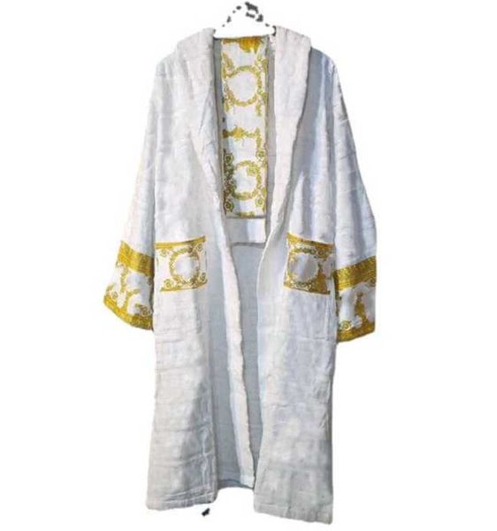 

men's robes mens womens home op68 shawl collar cotton soft fluffy sleepwear designer brand luxury vintage bathrobe pajamas lovers gdfgd