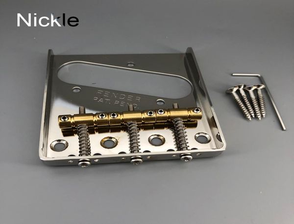 

telecaster guitar vintage bridge nickel for fender guitar well brass saddles5918289