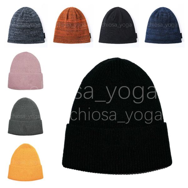 

trendy plain beanie hat style premium quality skullies knitted fashion warm winter skull lulu hat, Black;white