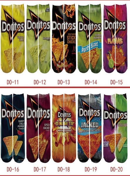 

length 38 cm 3d printed two sides socks cheerleader long socks boys girls socks sports stocking multicolors cartoon7405794, Black