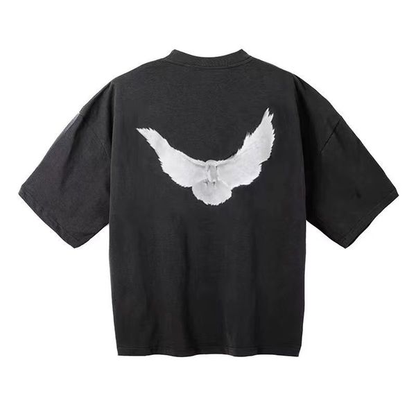 

mens tshirt designer luxury mens designer short sleeve fashion loose tshirt fashion crewneck cool style eagle print casual tshirt cotton tsh, White;black