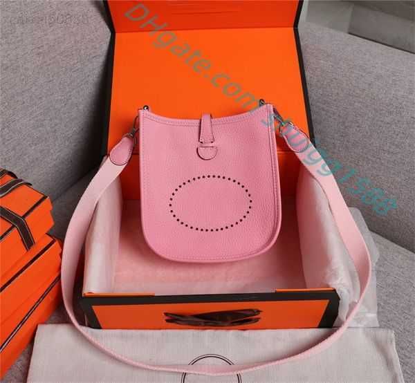 

2022 soft leather bag female evelyn mobile phone bag fashionable simple one shoulder messenger handbag9