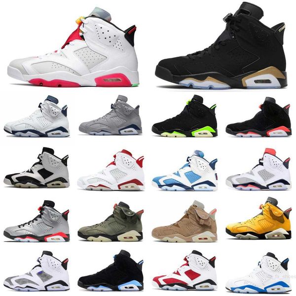

new jumpman 6 basketball shoes retro 6s cool grey toro university blue red oreo georgetown midnight navy cactus jack black infrared unc mens