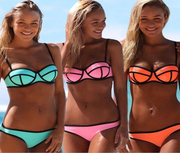 

new women bikinis woman swimsuit bikini bathing set push up swim suit bain swimwear biquini feminino biquinis underwire5537958