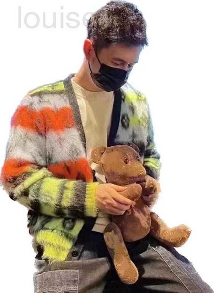 

women's sweaters designer 2023 women long sleeve sweater woman v-neck knit cradigan coats geometric lady quality autumn trendy outdoor, White;black