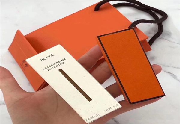 

drop brand satin lipstick rouge matte lipsticks made in italy 35g a levres mat 8 color with handbag1636843