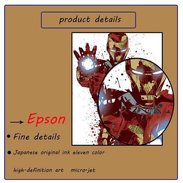 

dresses classic movie avengers poster canvas painting hulk iron man thor deadpool room decor wall art decorate gift cuadro, White;black