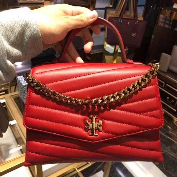 

bag women's tb fashion sheepskin stripe kira small fragrance chain portable women's bag single shoulder cross organ bag lp0n