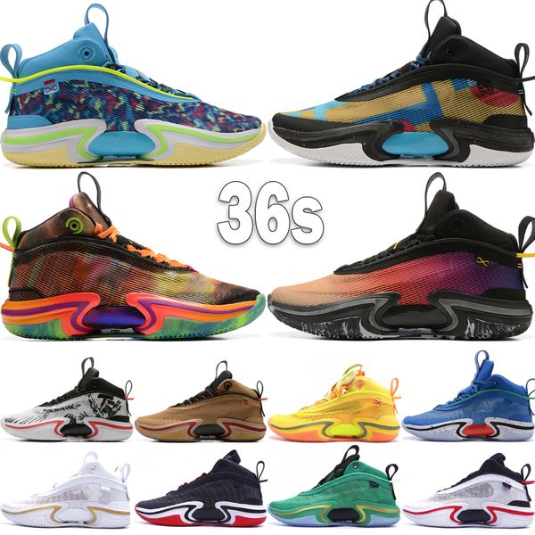 

36 men basketball shoes jumpmans 36s designer luka doncics flight school black samurai tatum taco jay year of the tiger glory outdoor sneake