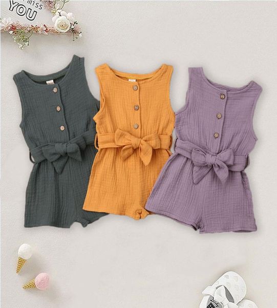 

newborn infant baby girl cotton romper bodysuit jumpsuit outfits sunsuit clothes7642510, Blue