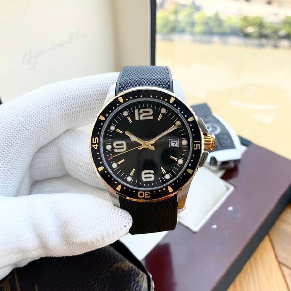 

mens watch designer watches automatic watch mens designer watch classic wristwatches wholesale 41mm coated glass 316precision steel watch st, Slivery;brown