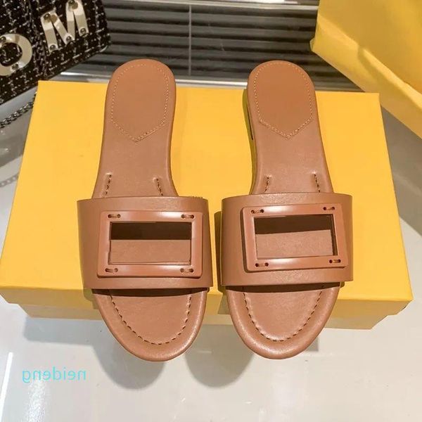 

designer slipper sandal women rubber leather slide sandal dress slippers wedges sandal beach slippers luxury summer platform slide thick bo, Black