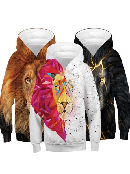 

big size 3d printing wolf boys hoodies teens autumn hooded sweatshirt for boys kids clothes long sleeve pullover kids coats7270860