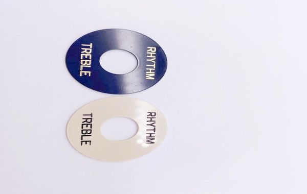 

1 piece guitarfamily electric guitar pickup toggle switch rhythm treble surround ring plate 0099 made in korea4487985