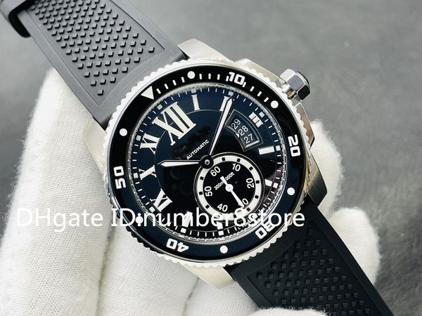 

v9 dive mens watch swiss cal.1904.ps automatic mechanical wristwatch ceramic bezel waterproof designer watches sapphire 316l stainless steel, Slivery;brown