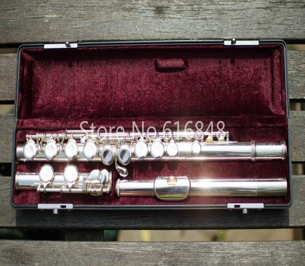 

jupiter jfl511eii brand flute musical instrument 16 keys holes closed cupronickel silver plated flute c tune flauta 5019682