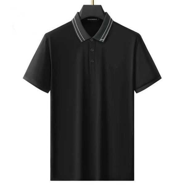 

men's polo shirt chest letter men's designer t-shirt short sleeve oversized loose casual cotton women'sym-3xl n67k, White;black