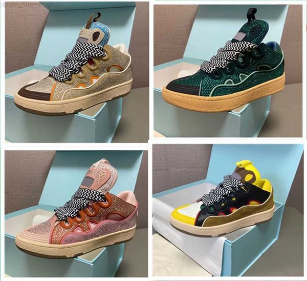 

2022 newst womens luxury designer casual shoes curb bumpr bur house men women fashion catwalk stitching color low loafers breathable sneaker