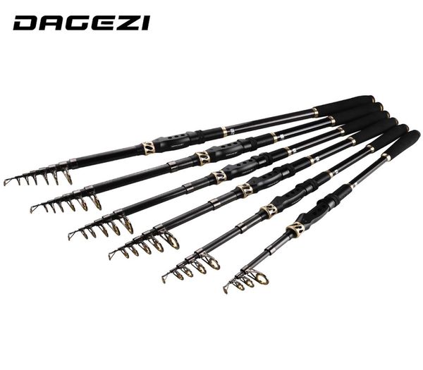 

dagezi ultralight carbon fiber telescopic fishing rod 18m21m24m27m 30m36m spinning rod saltwater fishing travel rod7916376