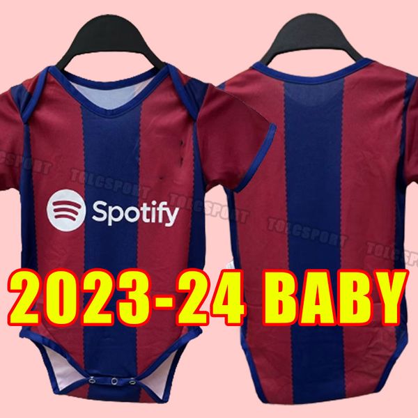 

baby 2023 2024 ansu fati pedri soccer jerseys 23 24 lewandowski gavi adama ferran raphinha f. de jong dest barcelona men dembele alba infant, Black;yellow