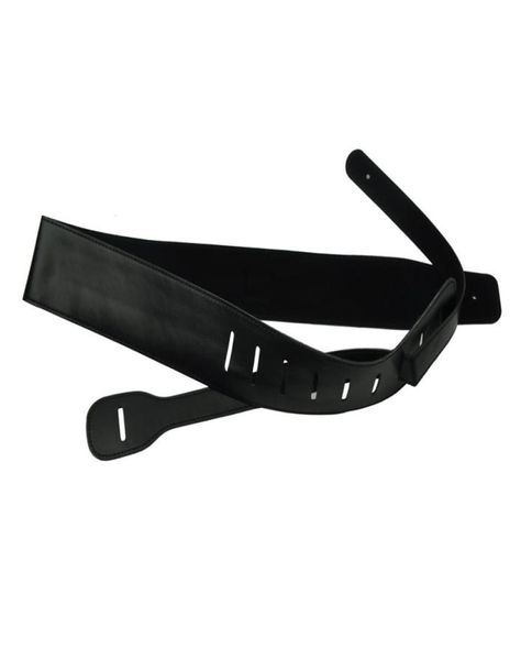 

pu leather guitar strap 212quot wide black brown0123457486198