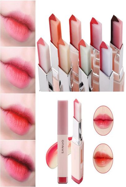 

lipstick vtype twocolor lip glaze silky moisturizing waterproof makeup set6739158