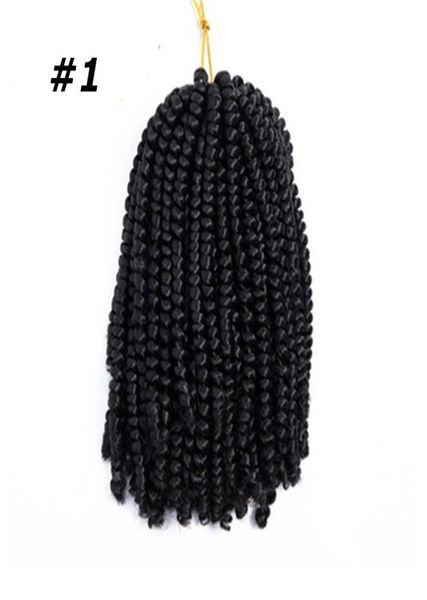 

synthetic crochet braiding hair single ombre color spring synthetic hair extensions 110g 60strands selling8386023, Black