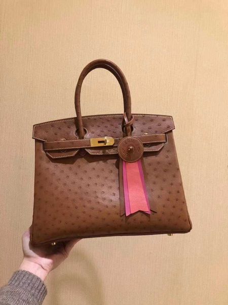 

genuine ostrich leather h ermess birkins bags pushing ostrich leather ostrich leather women's fashion can be 30/35bk 25/30 qq y83j