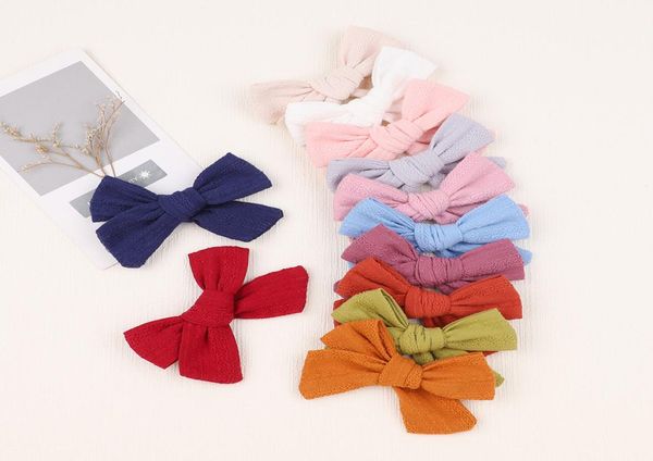 

bulk 36pclot 36inch solid lace bows hair clips baby cotton hair bow hairpins girl039s kids children hair accessories5590743, Slivery;white