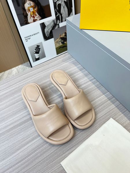 

women sandals shoe mens slipper slides designer fashion thick bottom heightened casual 0702, Black