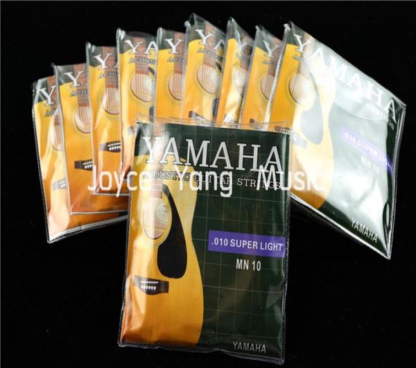 

10 sets of mn10 acoustic guitar strings stainless steelphosphor bronze 1st6th strings 010047 super light6807334
