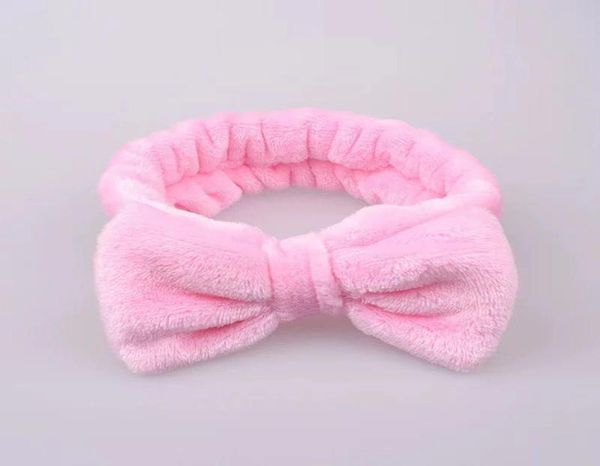 

elastic solid color bowknot headbands women girls children makeup washing face hairbands bows turband hair accessories headwrap5975549, Slivery;white