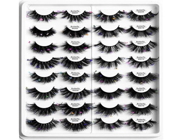 

butterfly fluffy false eyelashes faux 3d mink eyelash soft comfortable wispy eye lashes extension makeup9867280