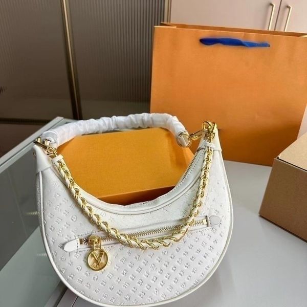 

designer bag recycling bag horn bag tramp chain shoulder bag cosmetic half-moon underarm purse brown handbag designer fashion luxury handbag