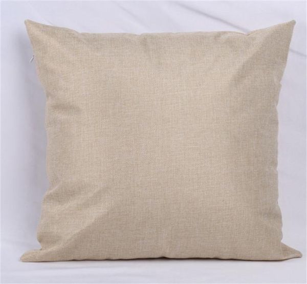 

blank linen sublimation pillowcase thermal transfer pillow throw cushion cover linen for heat print home sofa pillow case covers f3904163, Blue