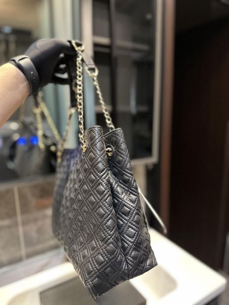 

lingge chain one shoulder handheld women's bag shopping bag tote bag