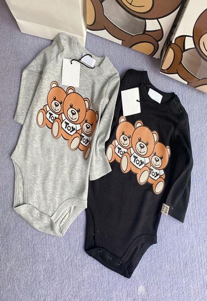 

baby rompers onepiece kids child newborn cute jumpsuit boys girl 2piece set bear bib wiping towel print toddler comfortable baby1901696, Blue