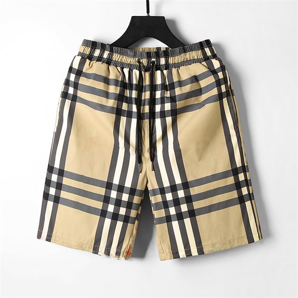 

plaid men's swimwear swim shorts mens summer fashion beach pants designers board short gym mesh sportswear quick drying swimwear printi