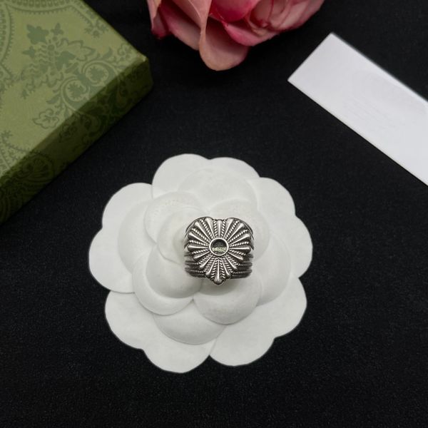 

designer branded jewelry rings womens gold silver plated copper finger adjustable ring women love charms wedding supplies luxury accessories