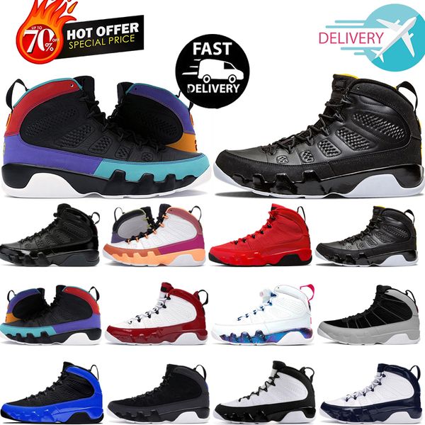 

2023 new mens 9 9s basketball shoes 10 10s new fire red racer blue particle grey powder blue university gold cement seattle chicago flag ret