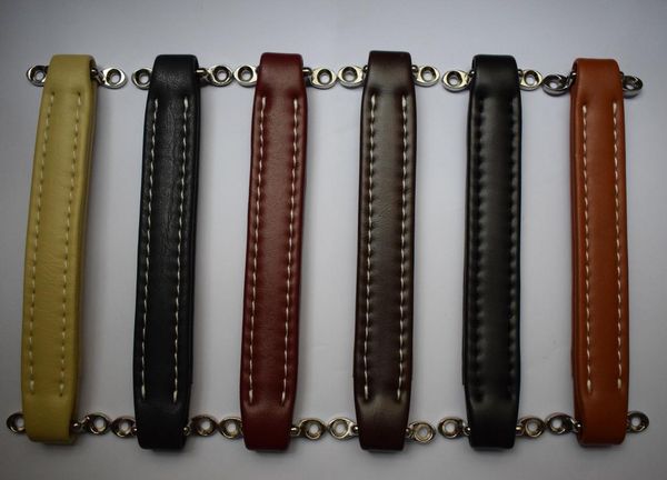 

vintage guitar amp amplifier leather handle six color brown orange claret black cream preppy navy5879228