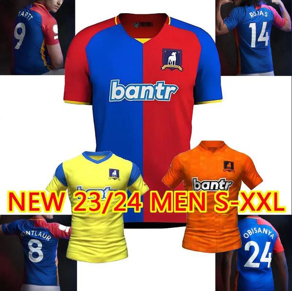 

2023 2024 afc richmond soccer jerseys 23 24 ted lasso season home away third training man football shirs orange blue red yellow kent, White;black